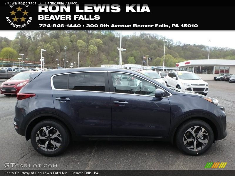 Pacific Blue / Black 2020 Kia Sportage LX