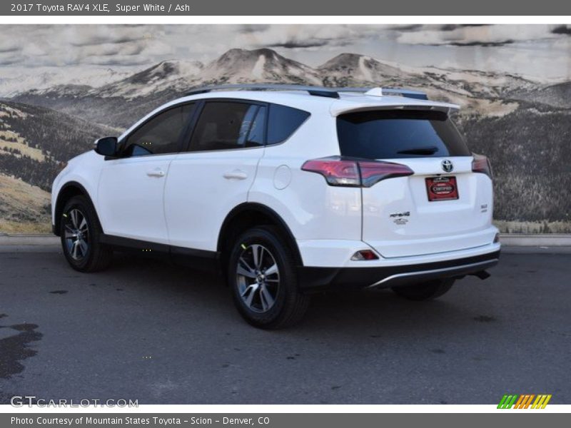 Super White / Ash 2017 Toyota RAV4 XLE