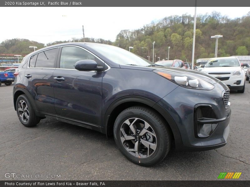 Pacific Blue / Black 2020 Kia Sportage LX