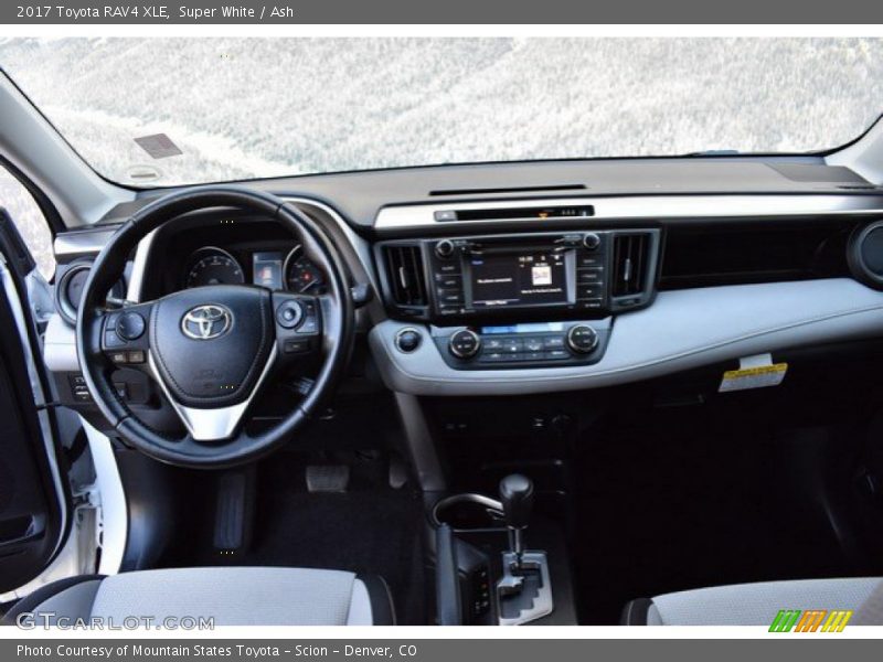 Super White / Ash 2017 Toyota RAV4 XLE