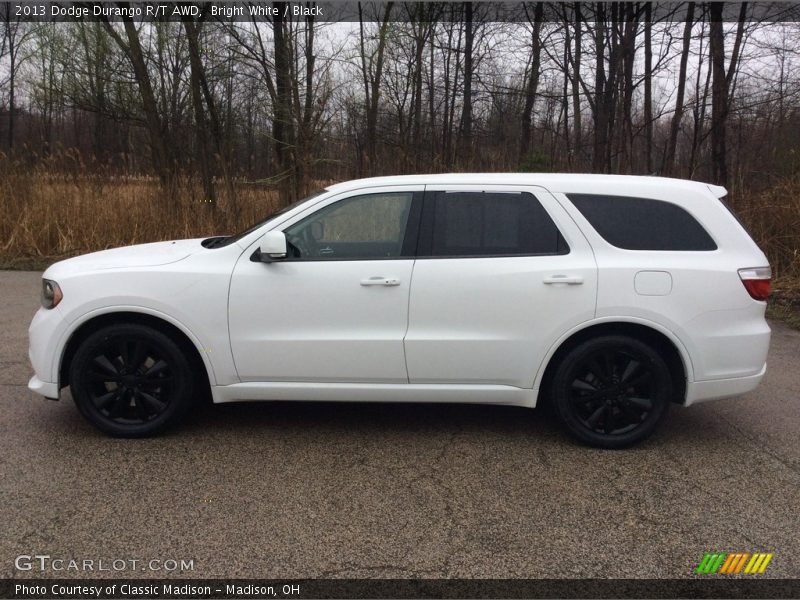 Bright White / Black 2013 Dodge Durango R/T AWD