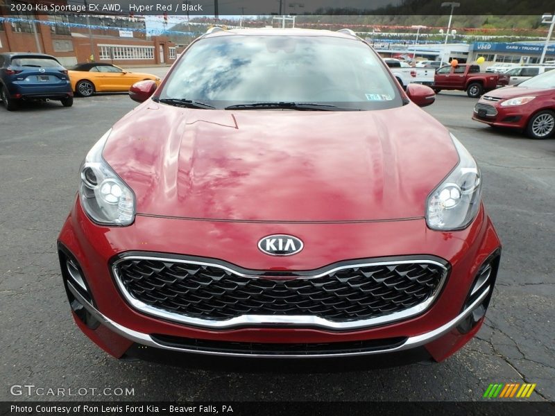 Hyper Red / Black 2020 Kia Sportage EX AWD