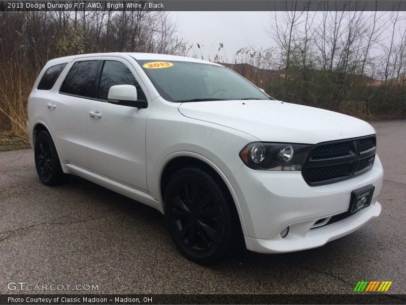 Bright White / Black 2013 Dodge Durango R/T AWD