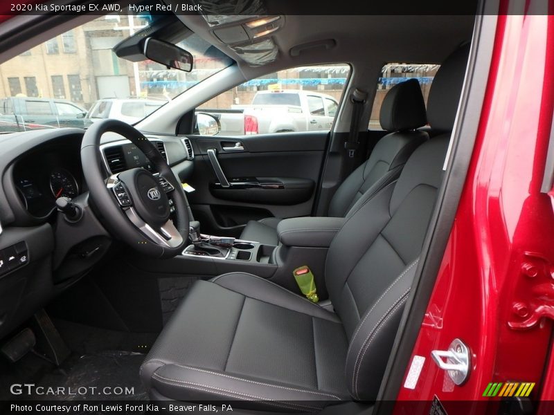 Front Seat of 2020 Sportage EX AWD