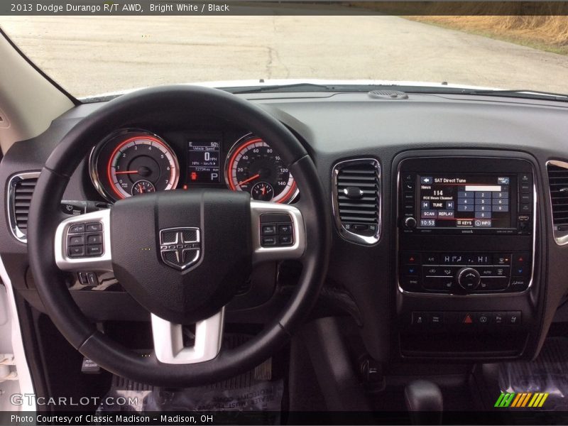Bright White / Black 2013 Dodge Durango R/T AWD