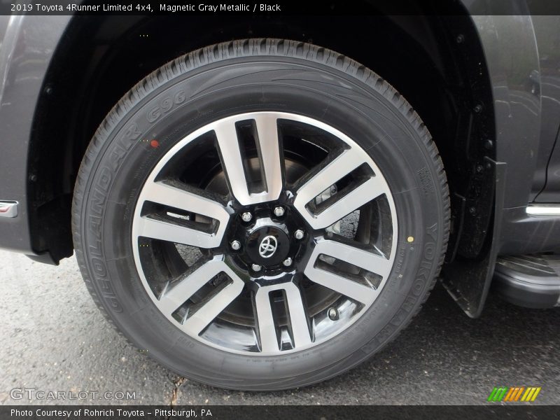 Magnetic Gray Metallic / Black 2019 Toyota 4Runner Limited 4x4