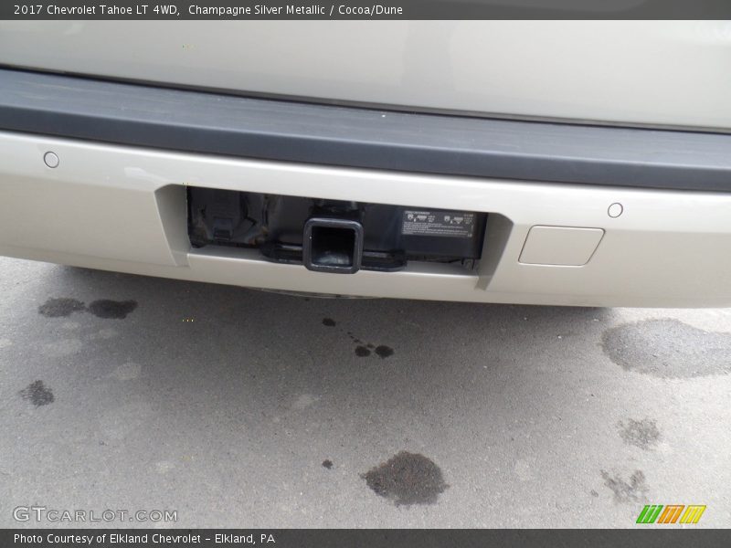 Champagne Silver Metallic / Cocoa/Dune 2017 Chevrolet Tahoe LT 4WD