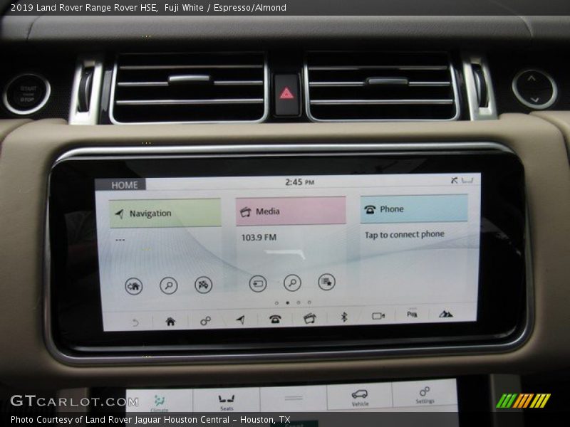Fuji White / Espresso/Almond 2019 Land Rover Range Rover HSE