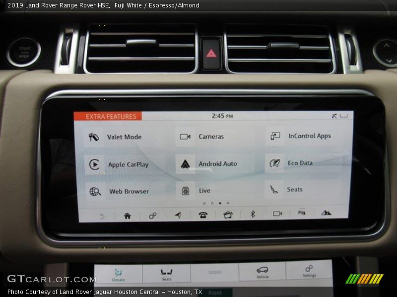 Fuji White / Espresso/Almond 2019 Land Rover Range Rover HSE