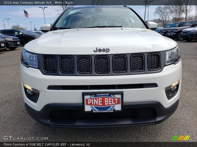 White / Black 2019 Jeep Compass Altitude 4x4