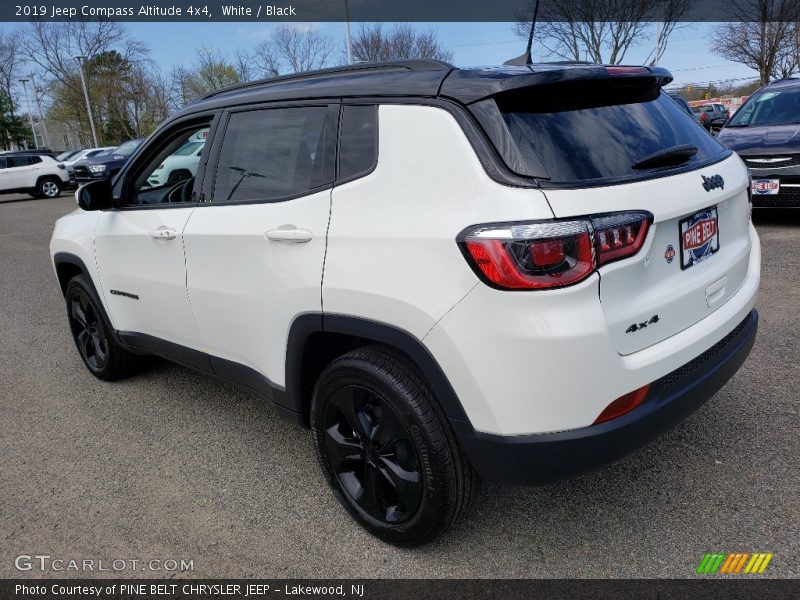 White / Black 2019 Jeep Compass Altitude 4x4