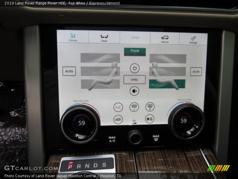 Fuji White / Espresso/Almond 2019 Land Rover Range Rover HSE