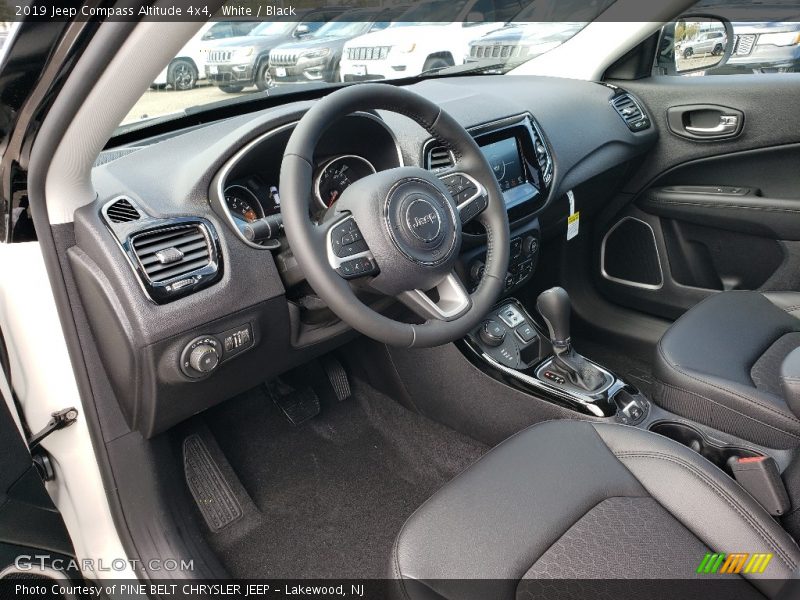 White / Black 2019 Jeep Compass Altitude 4x4
