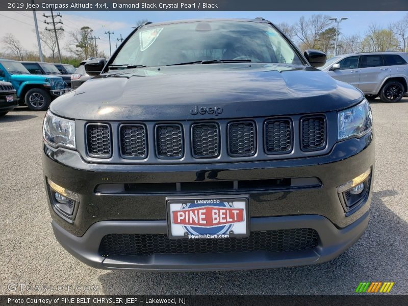 Diamond Black Crystal Pearl / Black 2019 Jeep Compass Altitude 4x4