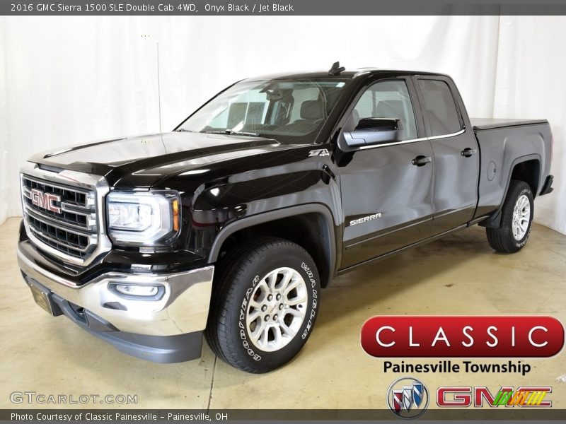 Onyx Black / Jet Black 2016 GMC Sierra 1500 SLE Double Cab 4WD