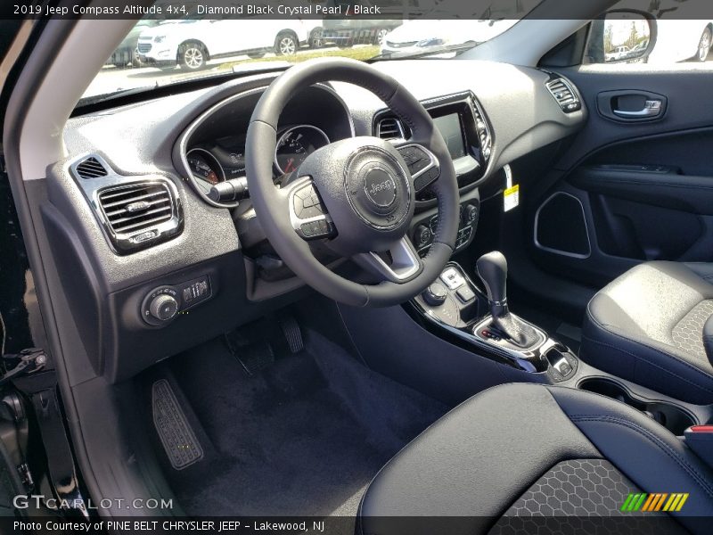 Diamond Black Crystal Pearl / Black 2019 Jeep Compass Altitude 4x4