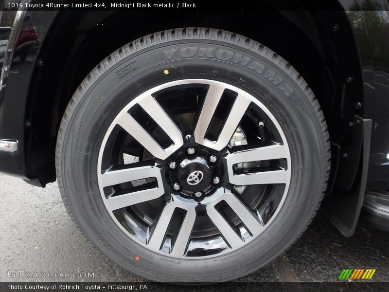 Midnight Black metallic / Black 2019 Toyota 4Runner Limited 4x4
