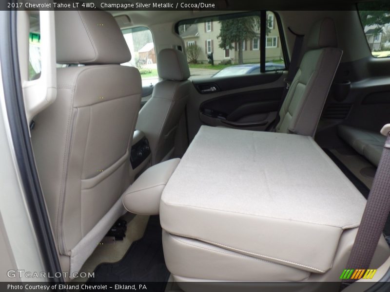 Champagne Silver Metallic / Cocoa/Dune 2017 Chevrolet Tahoe LT 4WD