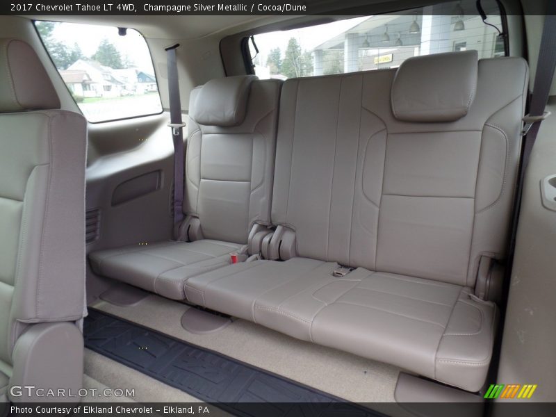 Champagne Silver Metallic / Cocoa/Dune 2017 Chevrolet Tahoe LT 4WD
