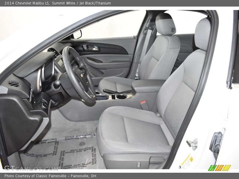 Summit White / Jet Black/Titanium 2014 Chevrolet Malibu LS