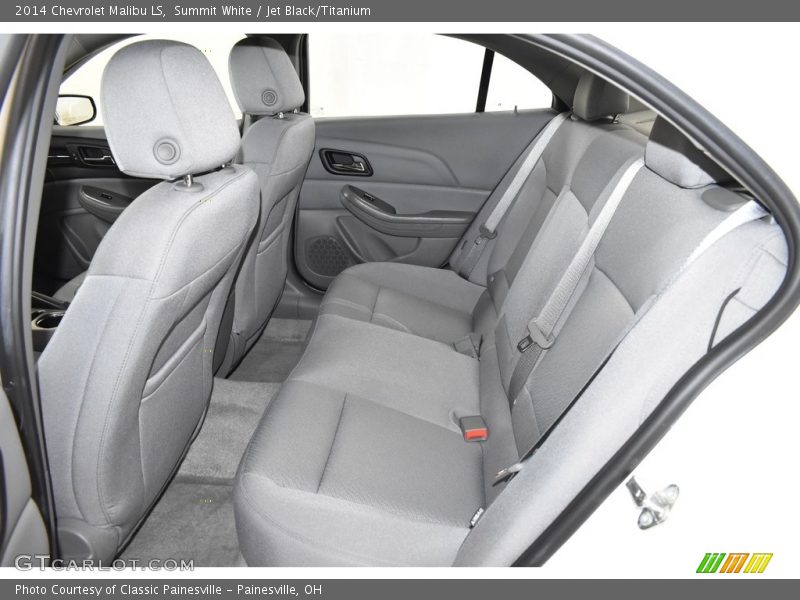 Summit White / Jet Black/Titanium 2014 Chevrolet Malibu LS