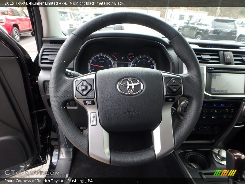 Midnight Black metallic / Black 2019 Toyota 4Runner Limited 4x4