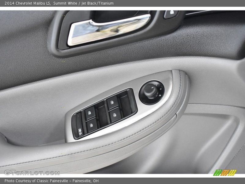 Summit White / Jet Black/Titanium 2014 Chevrolet Malibu LS
