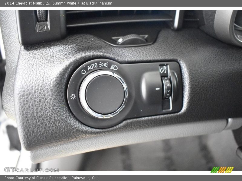 Summit White / Jet Black/Titanium 2014 Chevrolet Malibu LS
