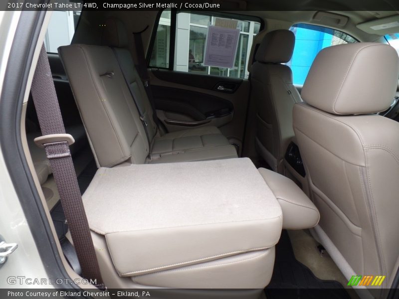 Champagne Silver Metallic / Cocoa/Dune 2017 Chevrolet Tahoe LT 4WD