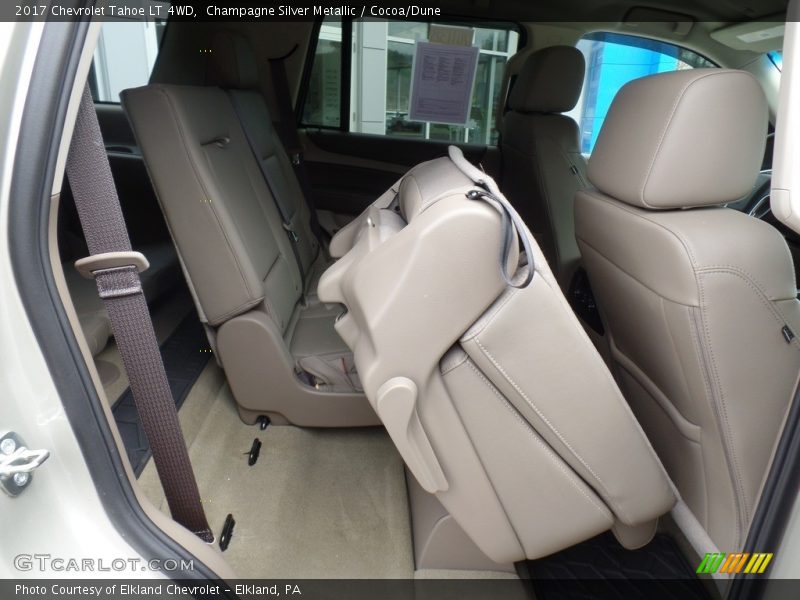 Champagne Silver Metallic / Cocoa/Dune 2017 Chevrolet Tahoe LT 4WD