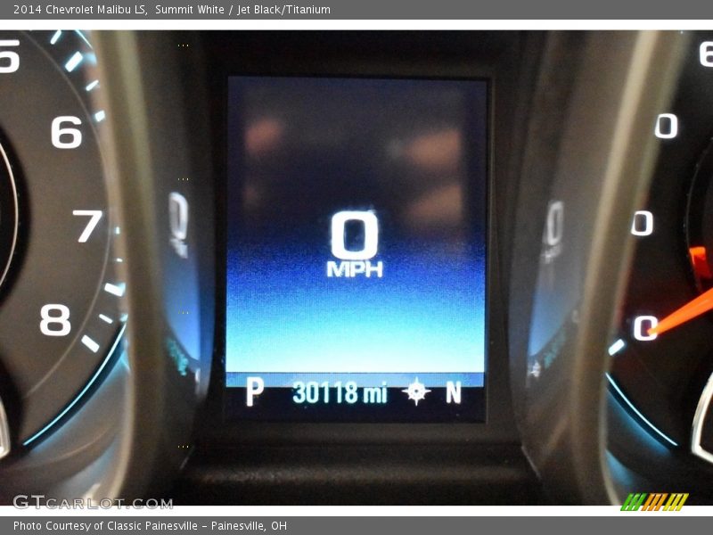 Summit White / Jet Black/Titanium 2014 Chevrolet Malibu LS