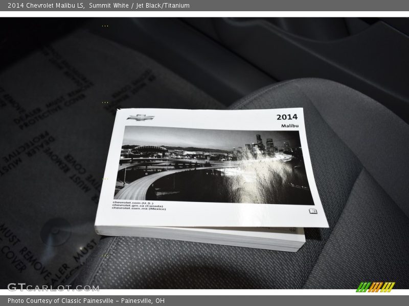 Summit White / Jet Black/Titanium 2014 Chevrolet Malibu LS