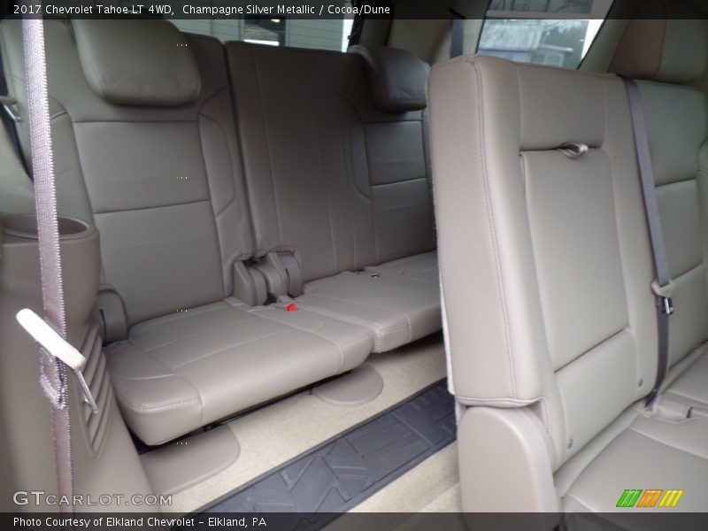 Champagne Silver Metallic / Cocoa/Dune 2017 Chevrolet Tahoe LT 4WD