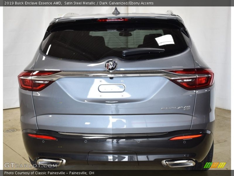 Satin Steel Metallic / Dark Galvanized/Ebony Accents 2019 Buick Enclave Essence AWD