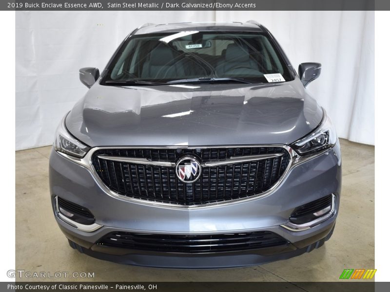 Satin Steel Metallic / Dark Galvanized/Ebony Accents 2019 Buick Enclave Essence AWD
