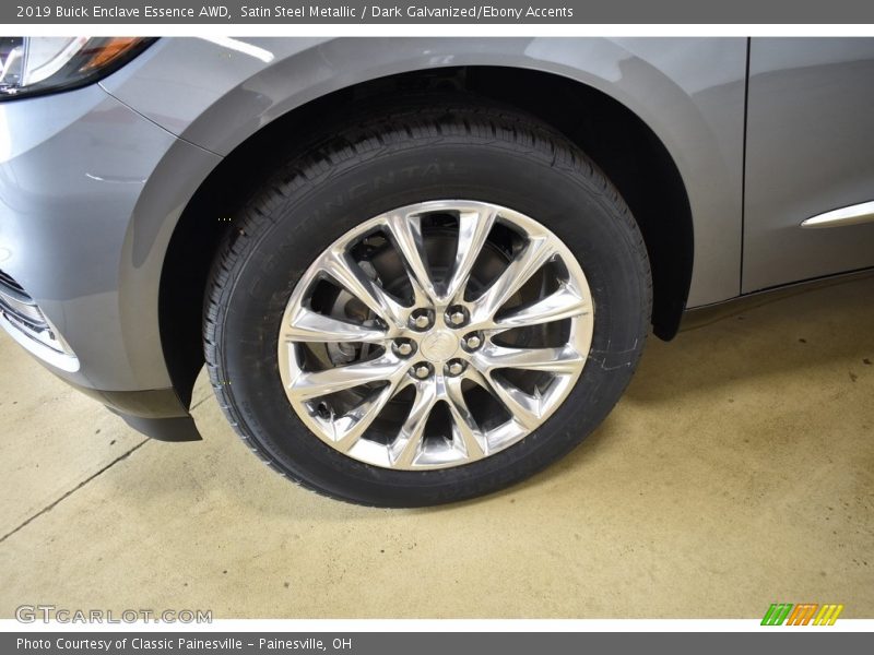Satin Steel Metallic / Dark Galvanized/Ebony Accents 2019 Buick Enclave Essence AWD