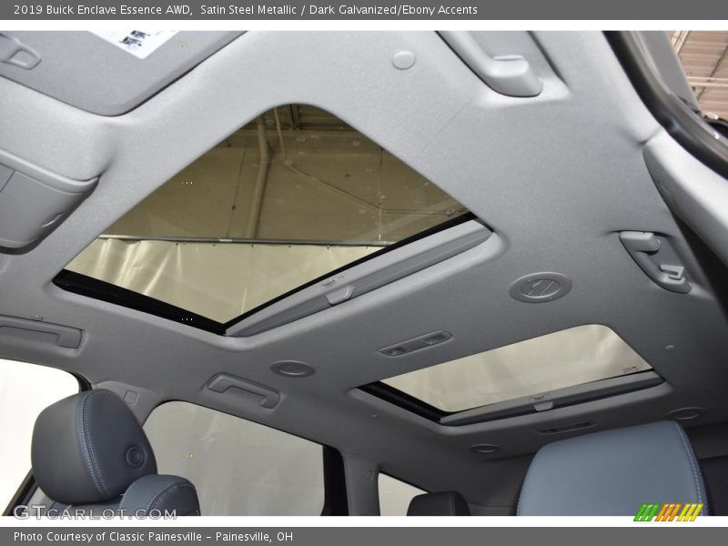 Satin Steel Metallic / Dark Galvanized/Ebony Accents 2019 Buick Enclave Essence AWD