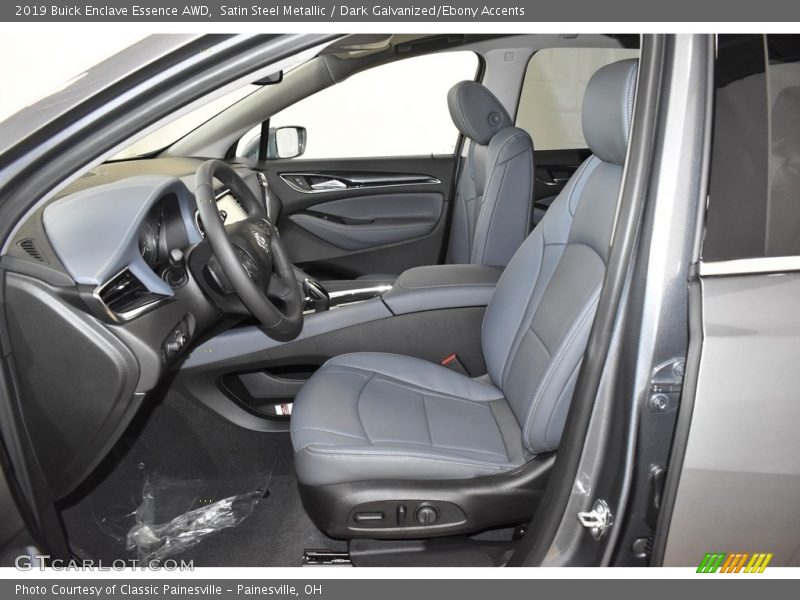 Satin Steel Metallic / Dark Galvanized/Ebony Accents 2019 Buick Enclave Essence AWD