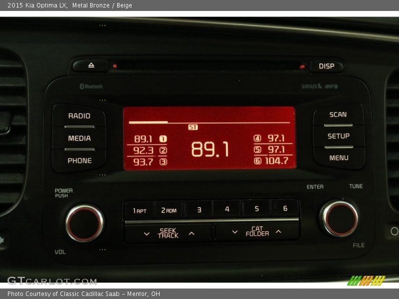 Metal Bronze / Beige 2015 Kia Optima LX