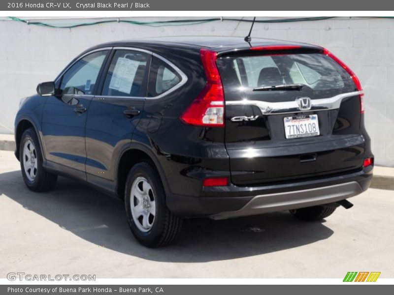 Crystal Black Pearl / Black 2016 Honda CR-V LX