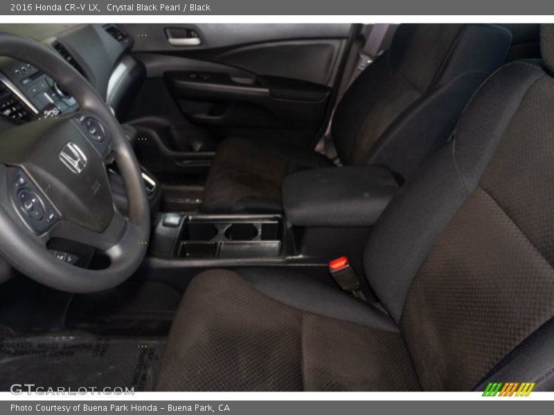 Crystal Black Pearl / Black 2016 Honda CR-V LX