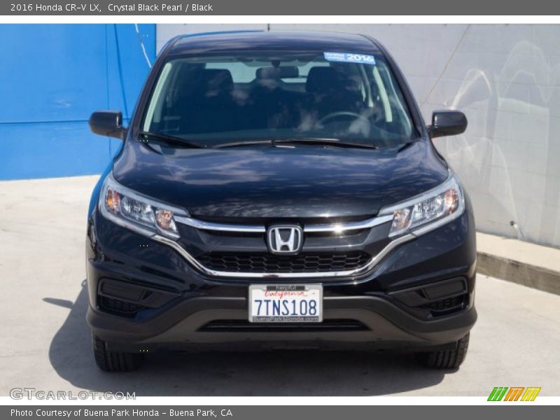 Crystal Black Pearl / Black 2016 Honda CR-V LX