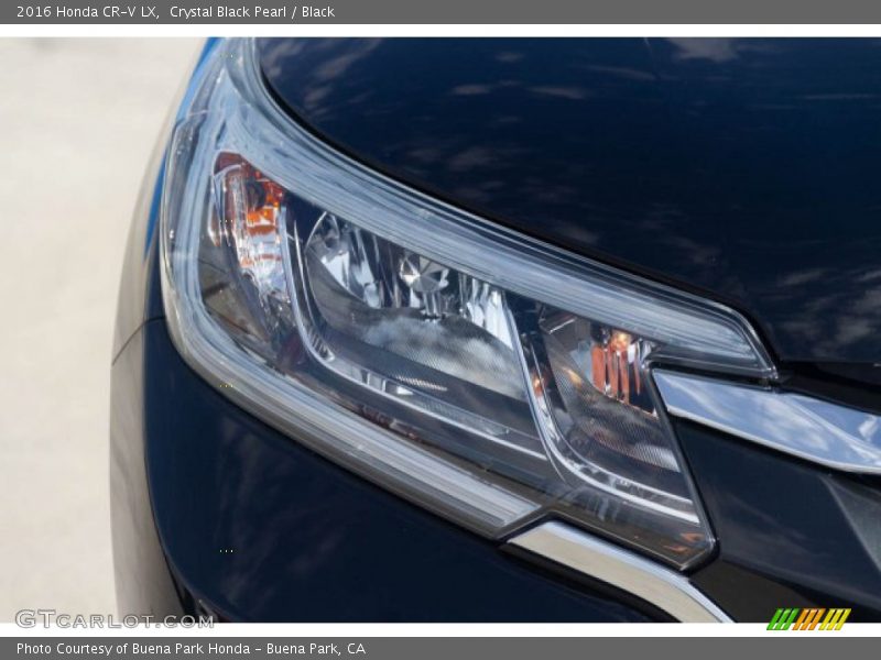 Crystal Black Pearl / Black 2016 Honda CR-V LX