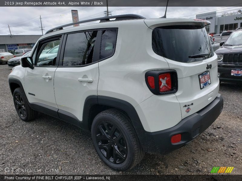 Alpine White / Black 2019 Jeep Renegade Altitude 4x4