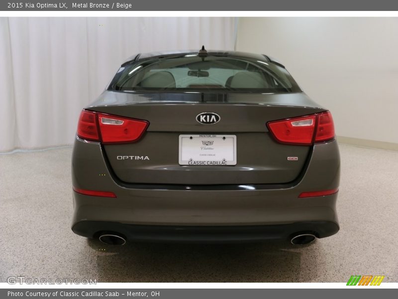 Metal Bronze / Beige 2015 Kia Optima LX