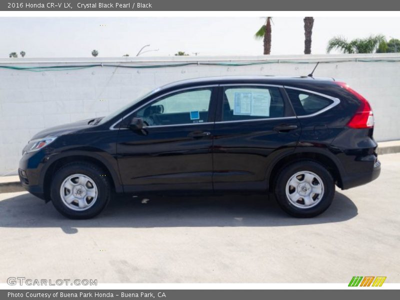 Crystal Black Pearl / Black 2016 Honda CR-V LX