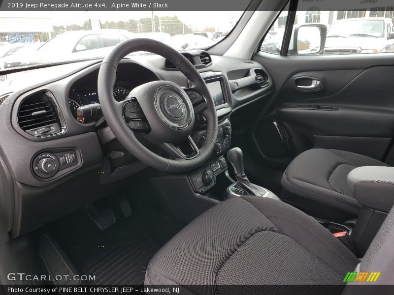 Alpine White / Black 2019 Jeep Renegade Altitude 4x4