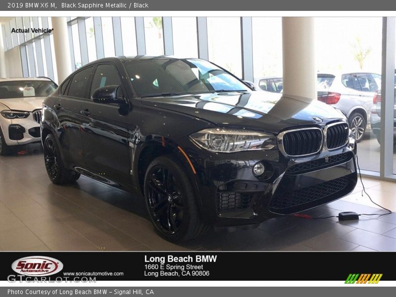 Black Sapphire Metallic / Black 2019 BMW X6 M