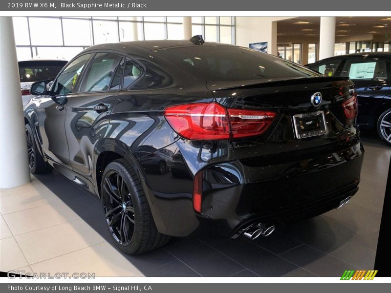Black Sapphire Metallic / Black 2019 BMW X6 M