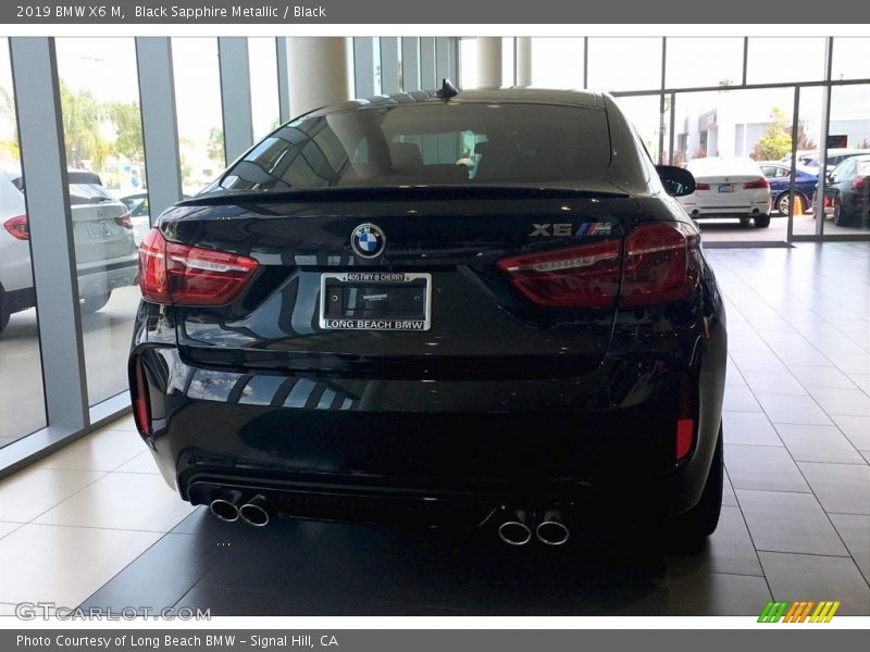 Black Sapphire Metallic / Black 2019 BMW X6 M
